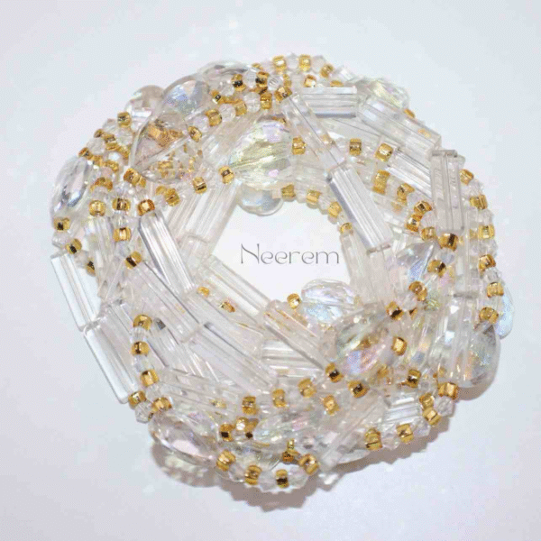 Baya de taille Cœur Cristal Or – Image 3