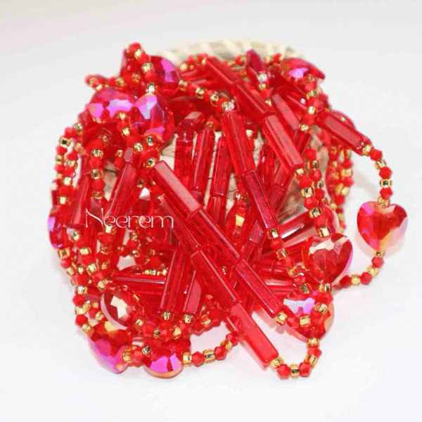 Baya de taille Cœur Cristal Or – Image 4