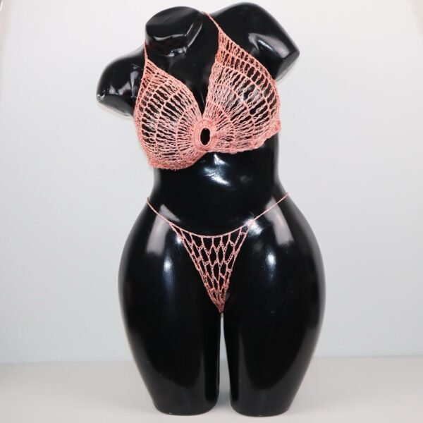 Ensemble Kitty saumon – Image 2
