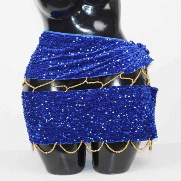 Pagne Velours bleu marine