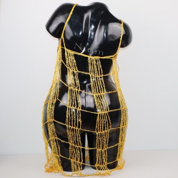 Robe Elsa jaune – Image 2