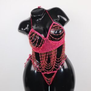 Ensemble charnelle fushia