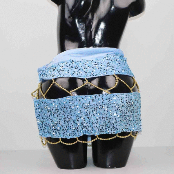 Pagne Velours bleu – Image 2