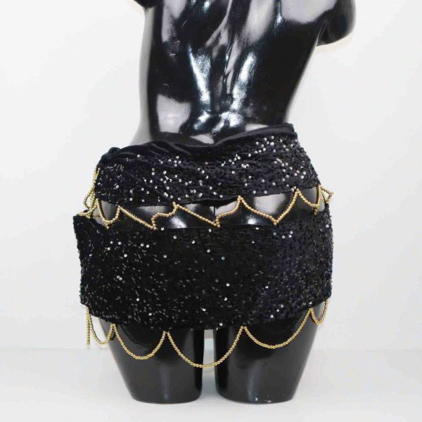 Pagne Velours noir – Image 2