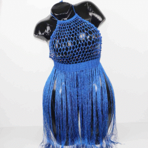 Robe Jade bleu marine