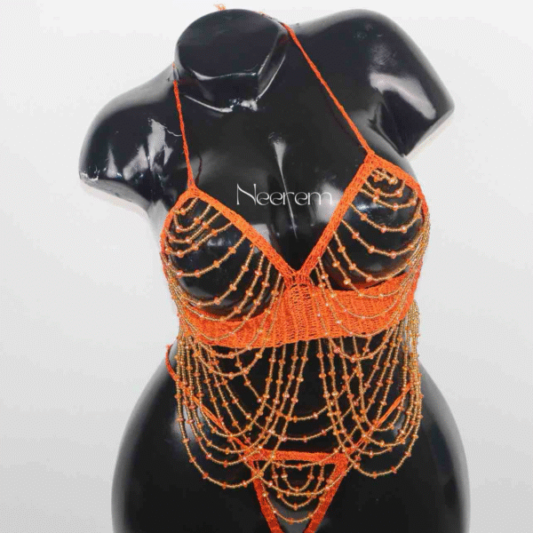 Ensemble charnelle orange – Image 2