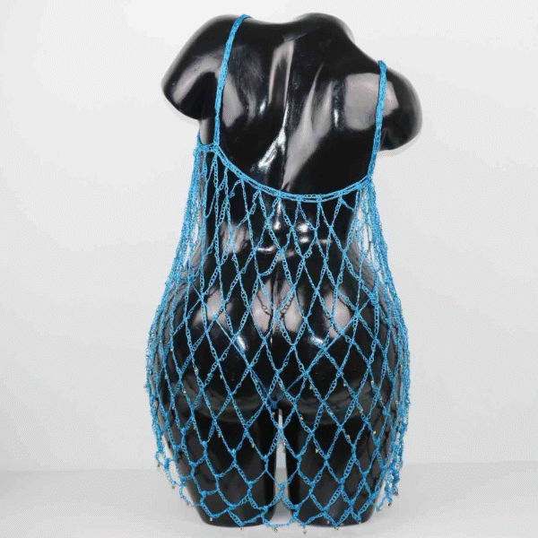 Robe Hissa bleu – Image 3