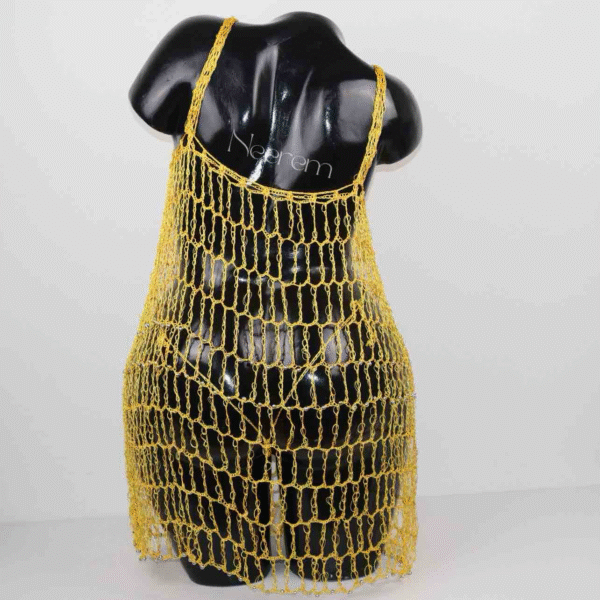 Robe Katsha jaune – Image 2