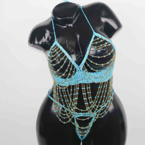 Ensemble charnelle bleu