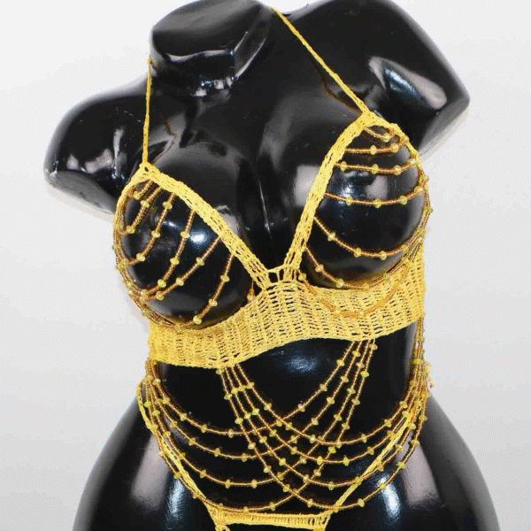 Ensemble charnelle jaune – Image 2