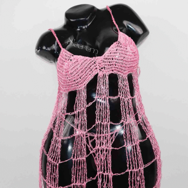 Robe Elsa rose – Image 3