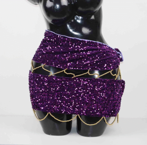 Pagne Velours violet – Image 3