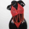 Ensemble Camélia orange foncé