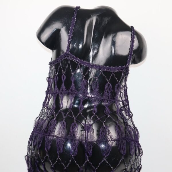 Robe nuty violet foncé – Image 3