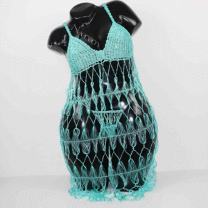 Robe nuty turquoise