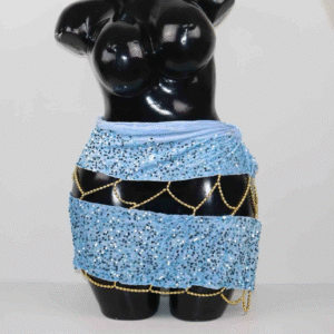 Pagne Velours bleu