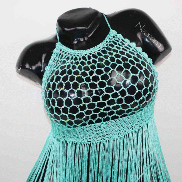 Robe Jade turquoise – Image 2