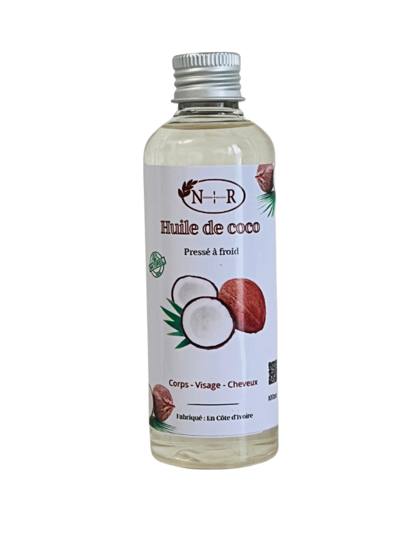 Huile de Coco Vierge 100 % Naturelle
